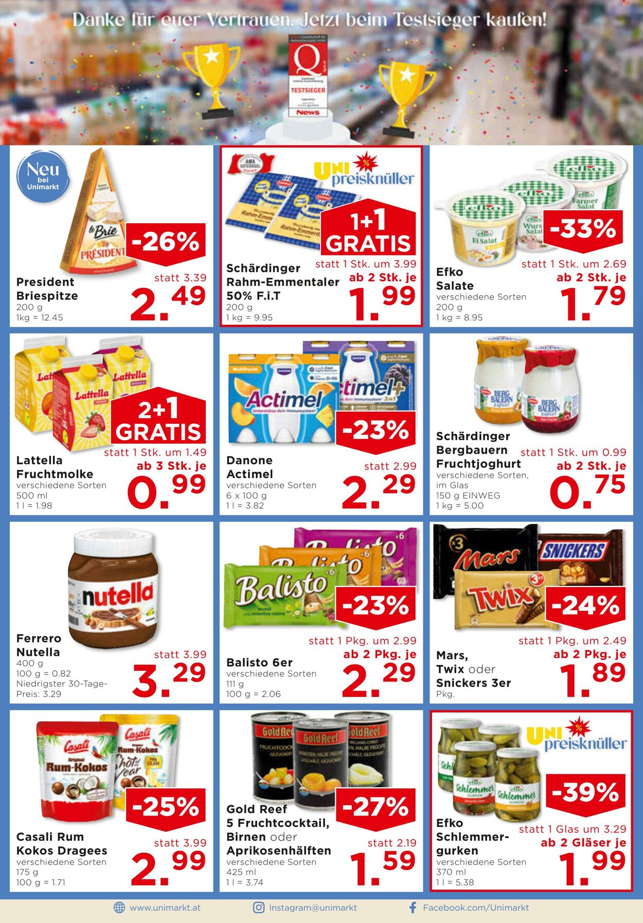 Prospekt Unimarkt 01.10.2025 - 07.10.2025