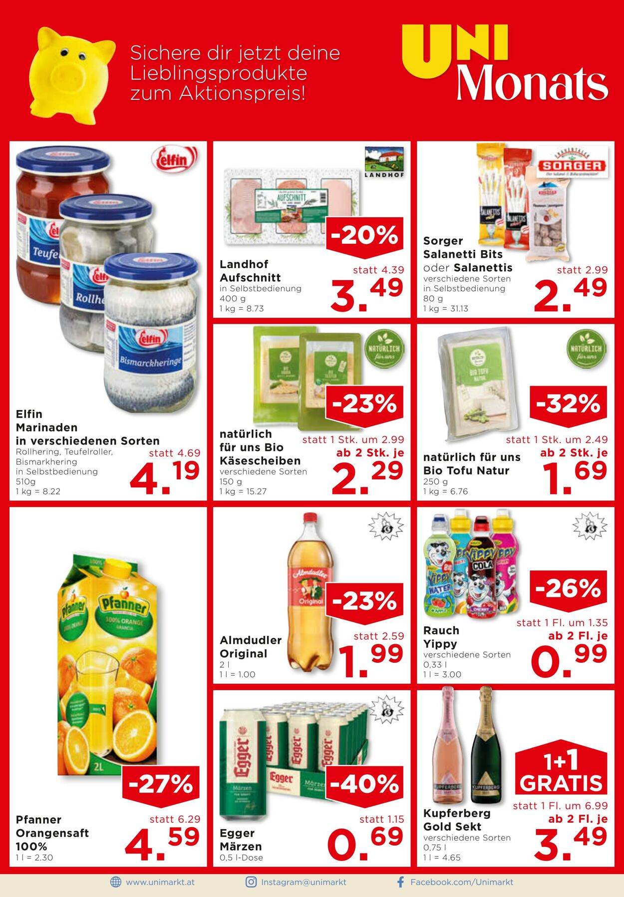 Prospekt Unimarkt 01.10.2025 - 07.10.2025