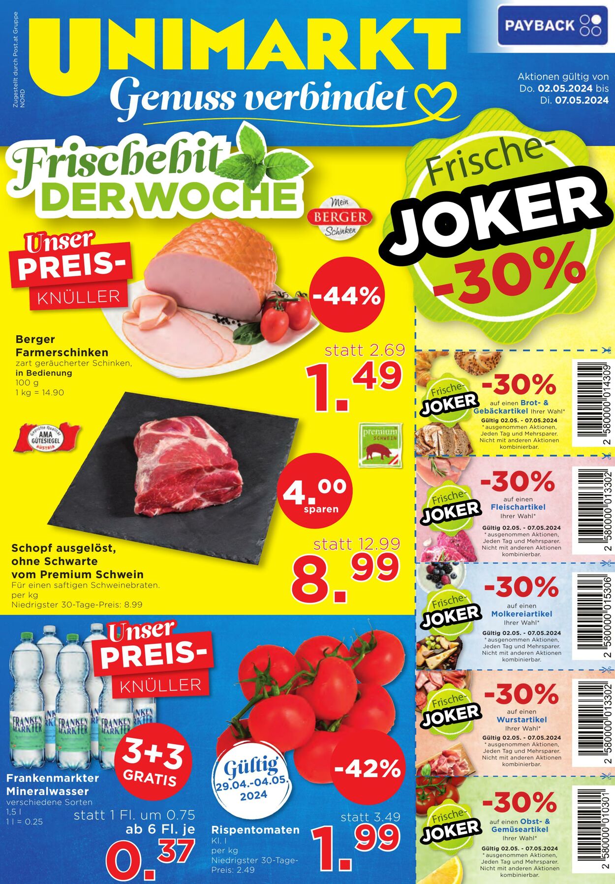 Prospekt Unimarkt 02.05.2024 - 07.05.2024