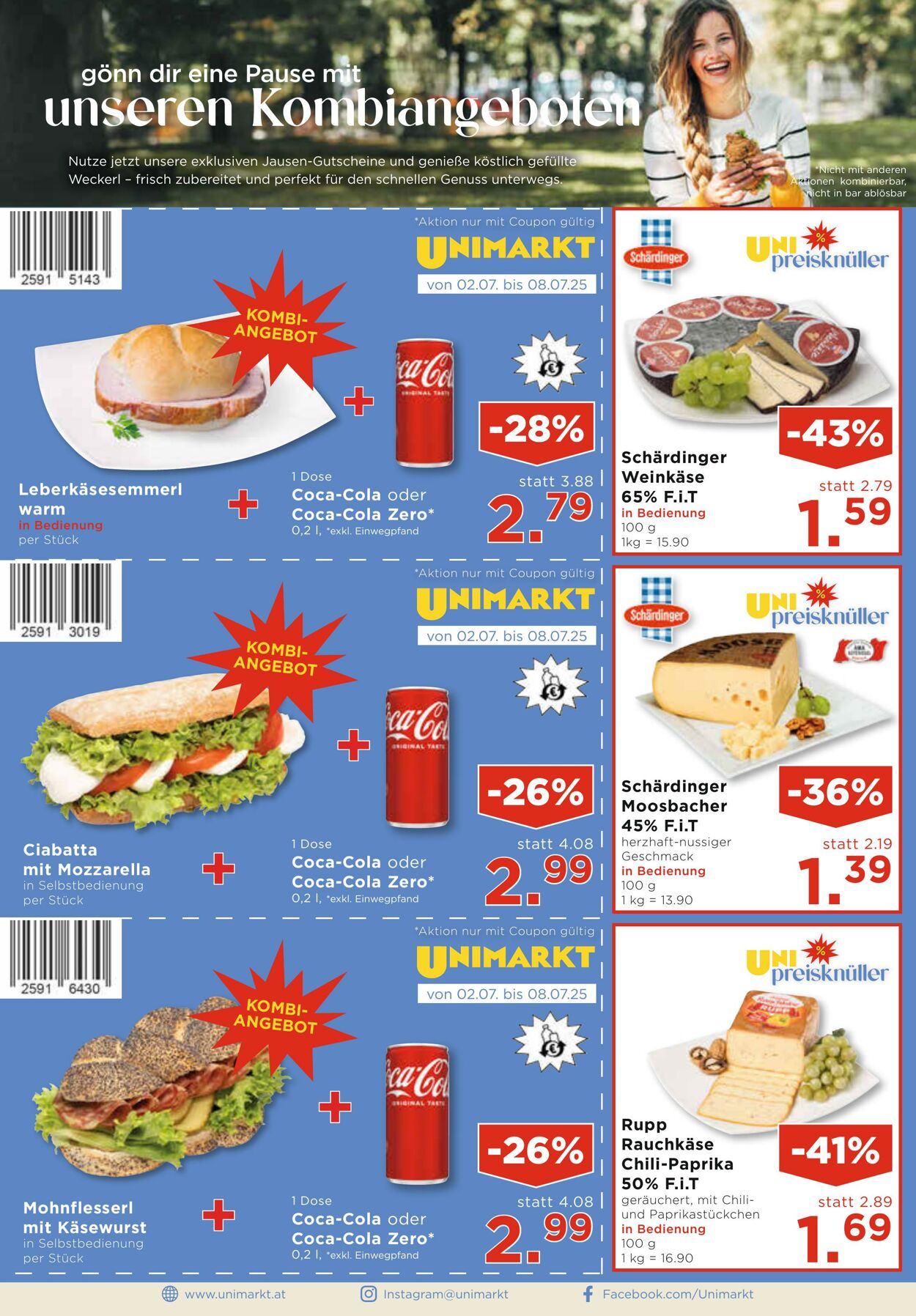 Prospekt Unimarkt 02.07.2025 - 08.07.2025