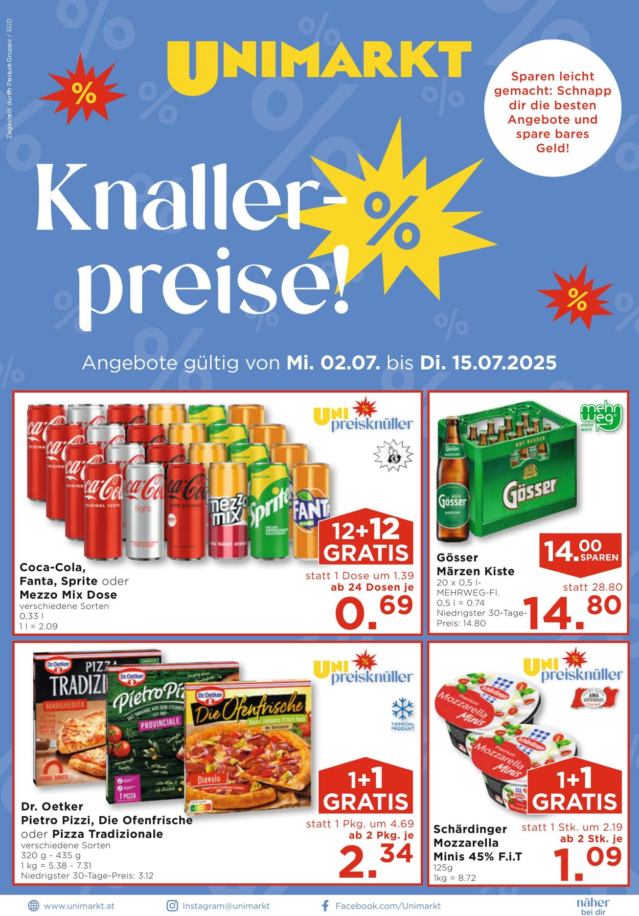 Prospekt Unimarkt 02.07.2025 - 08.07.2025