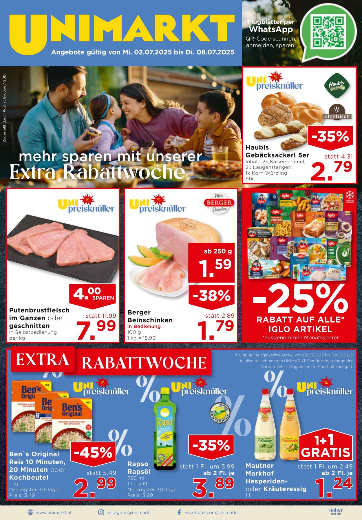 Prospekt Unimarkt 02.07.2025 - 08.07.2025
