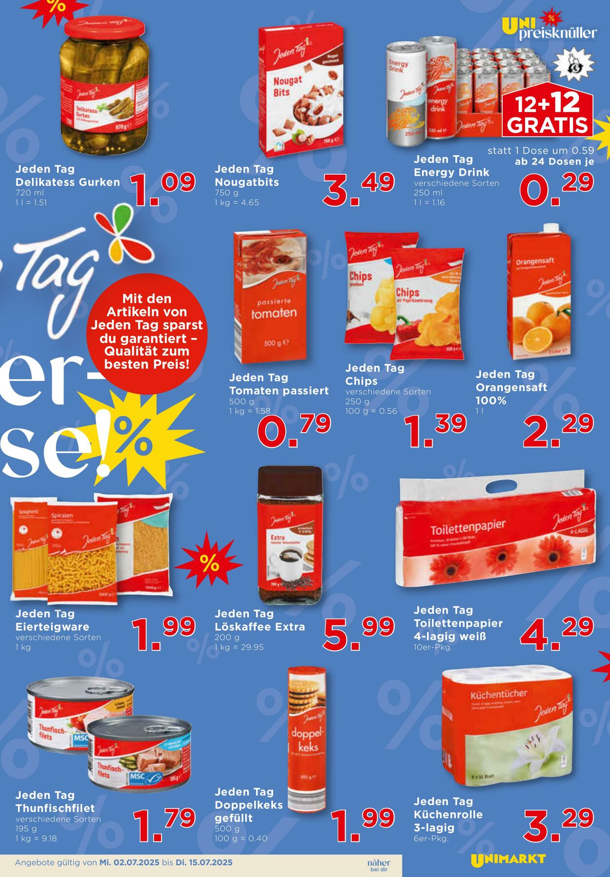 Prospekt Unimarkt 02.07.2025 - 08.07.2025