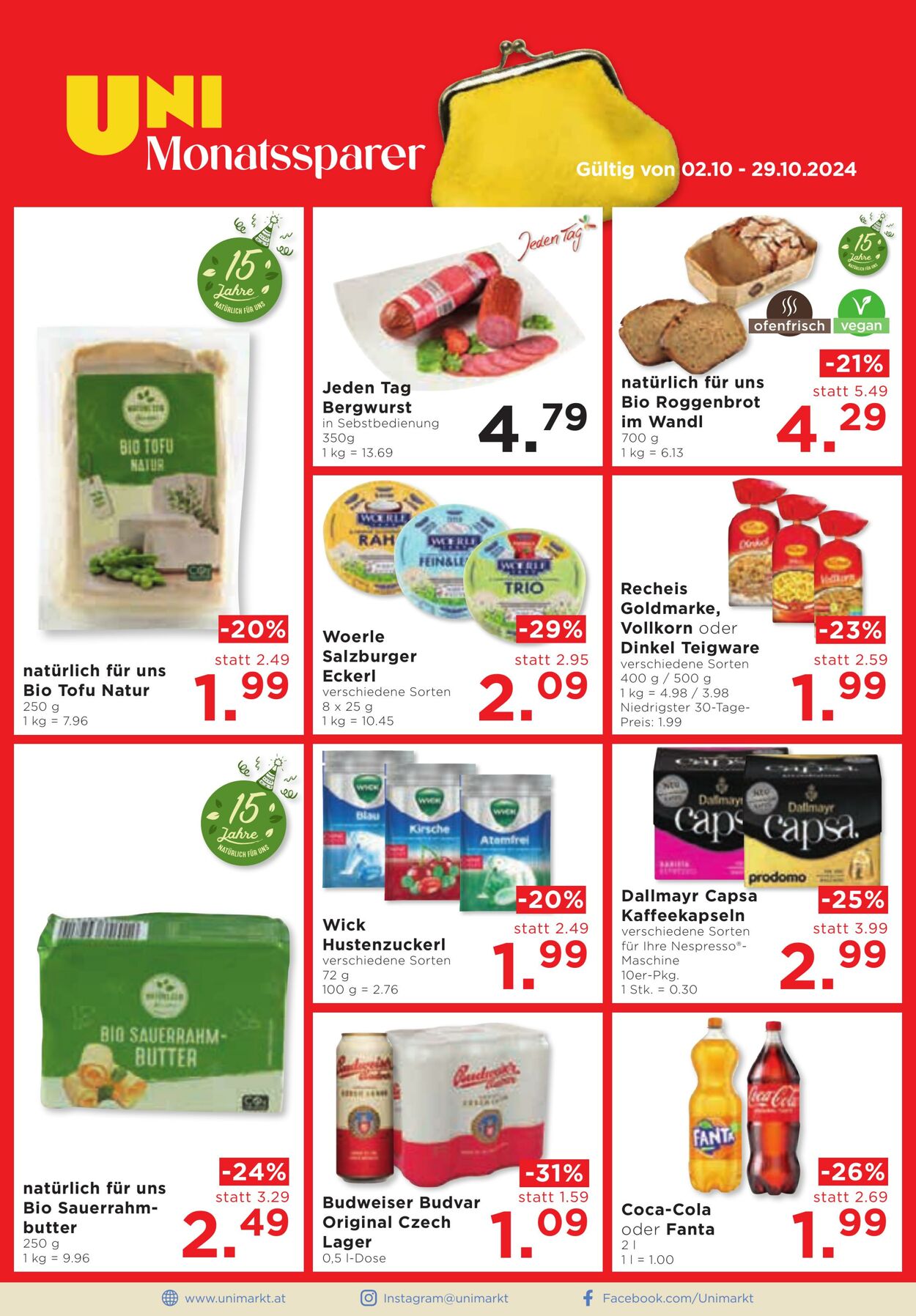 Prospekt Unimarkt 02.10.2024 - 08.10.2024