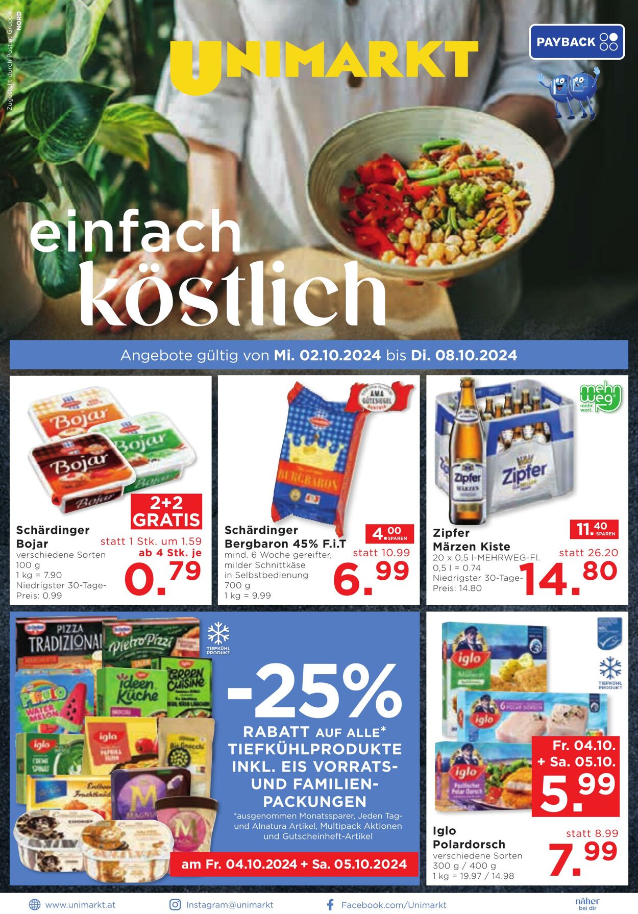 Prospekt Unimarkt 02.10.2024 - 08.10.2024