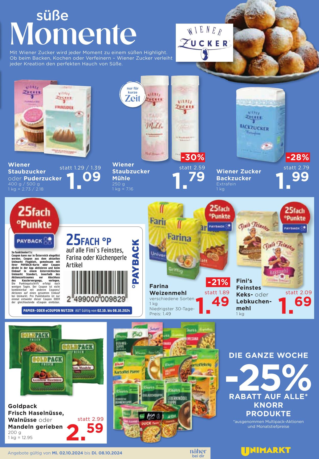 Prospekt Unimarkt 02.10.2024 - 08.10.2024