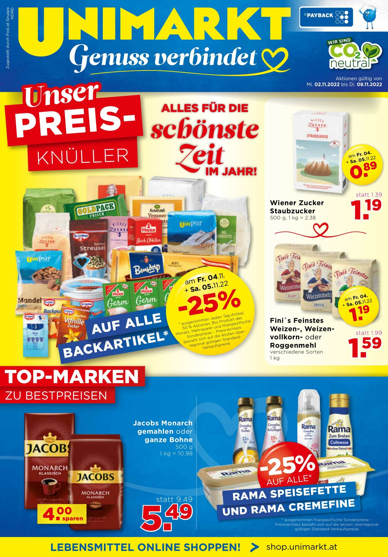 Prospekt Unimarkt 02.11.2022 - 08.11.2022