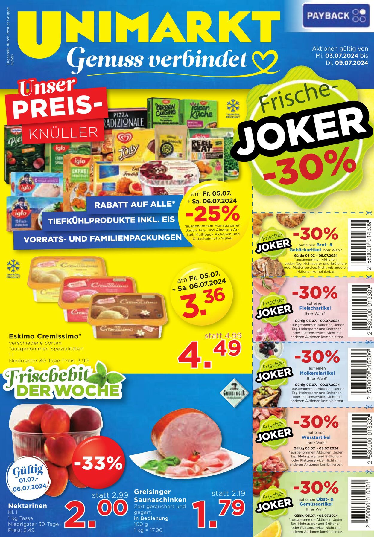 Prospekt Unimarkt 03.07.2024 - 09.07.2024