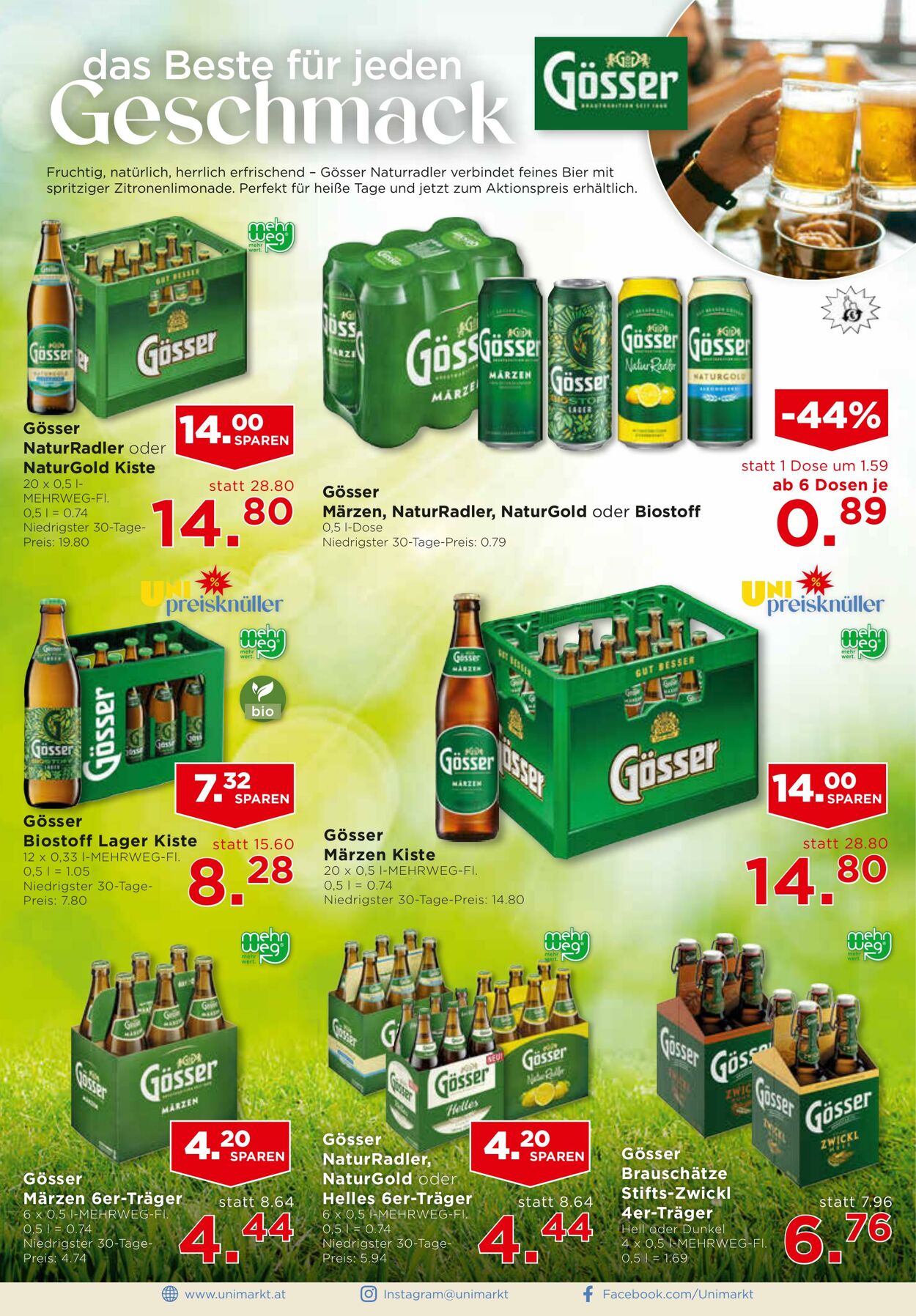 Prospekt Unimarkt 03.09.2025 - 09.09.2025