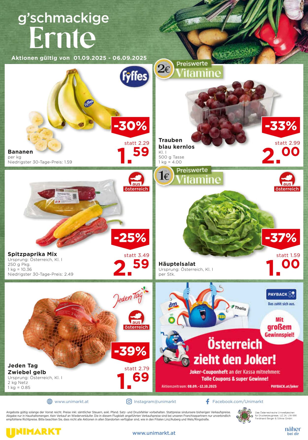 Prospekt Unimarkt 03.09.2025 - 09.09.2025
