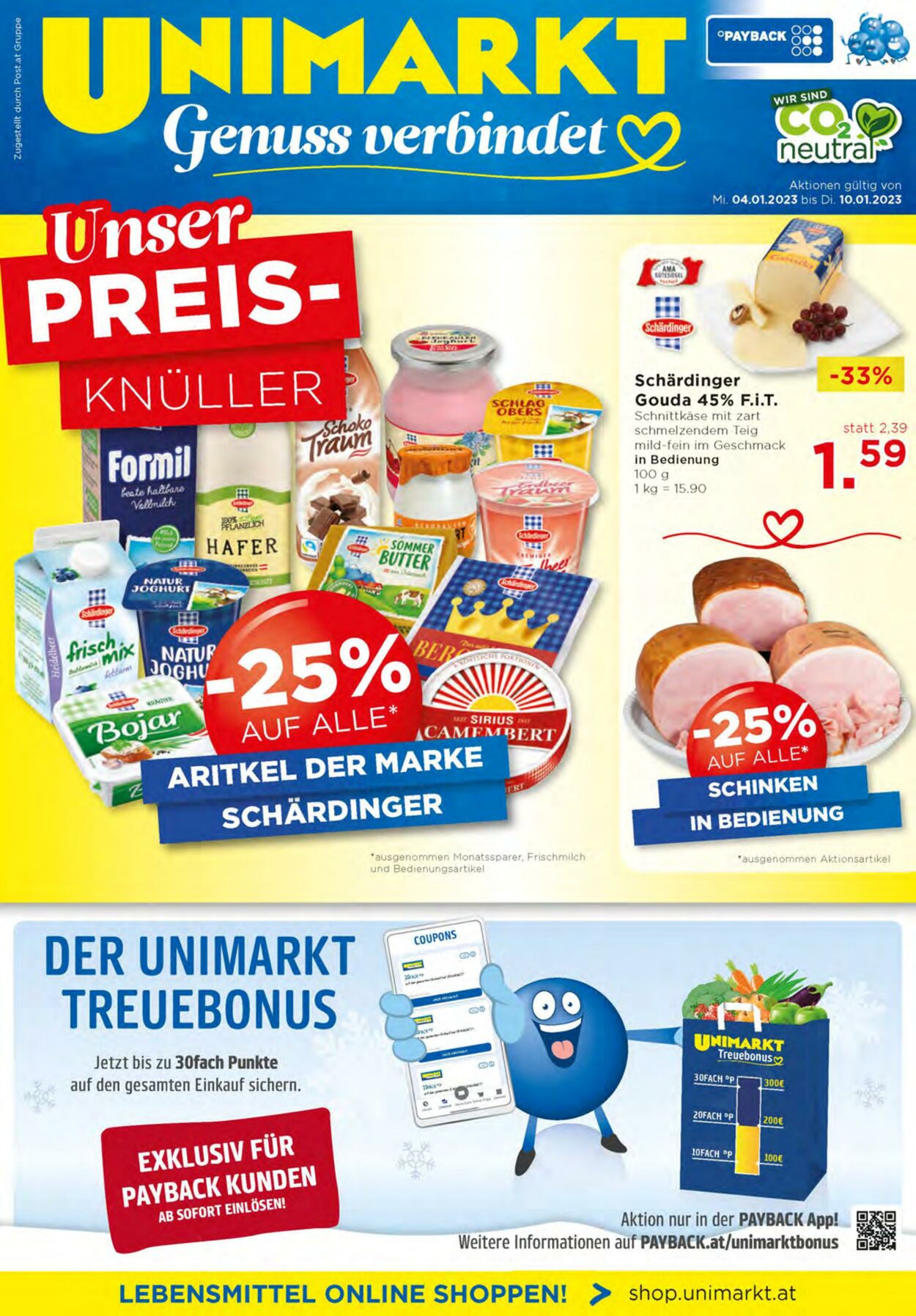 Prospekt Unimarkt 04.01.2023 - 10.01.2023