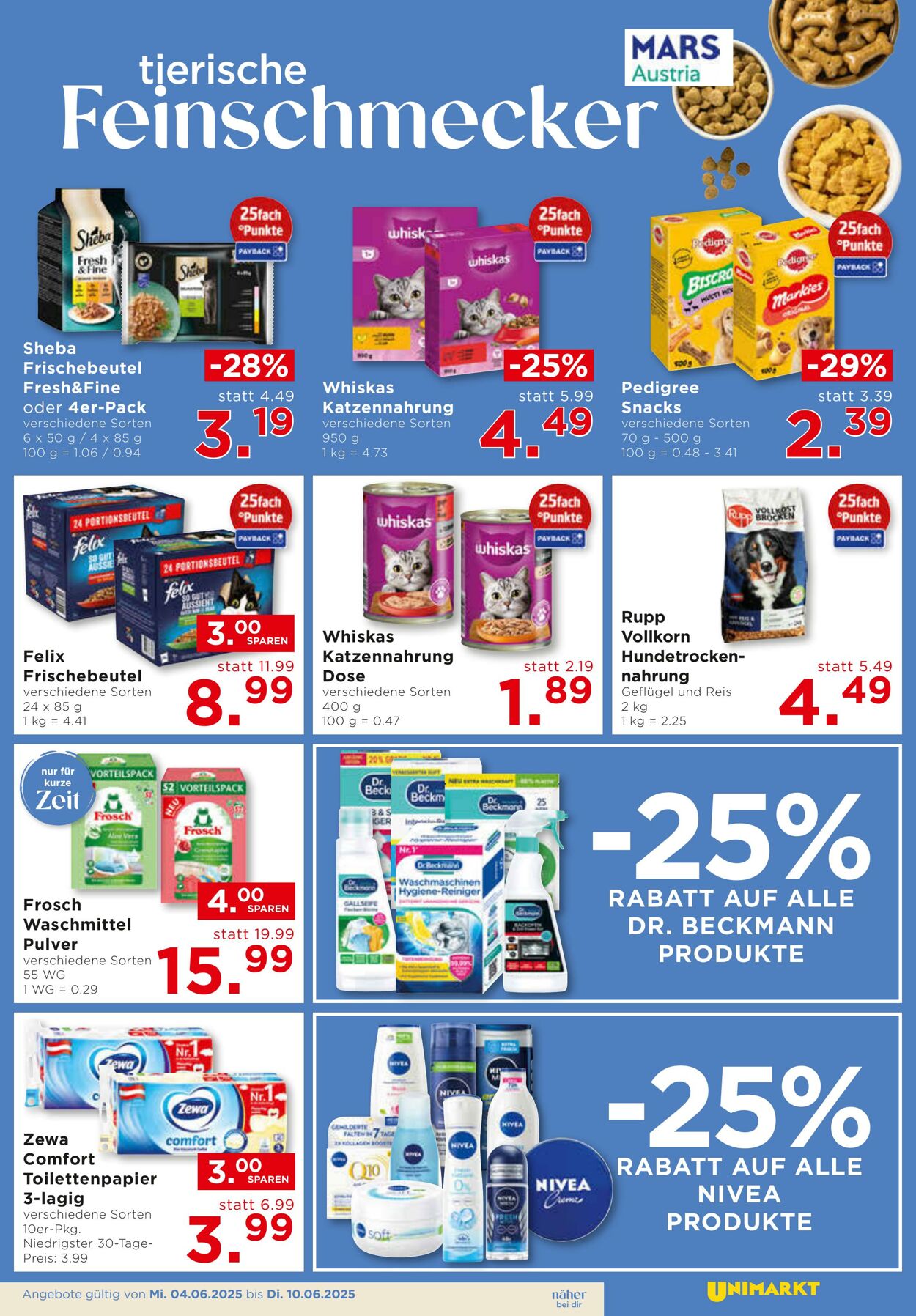 Prospekt Unimarkt 04.06.2025 - 10.06.2025