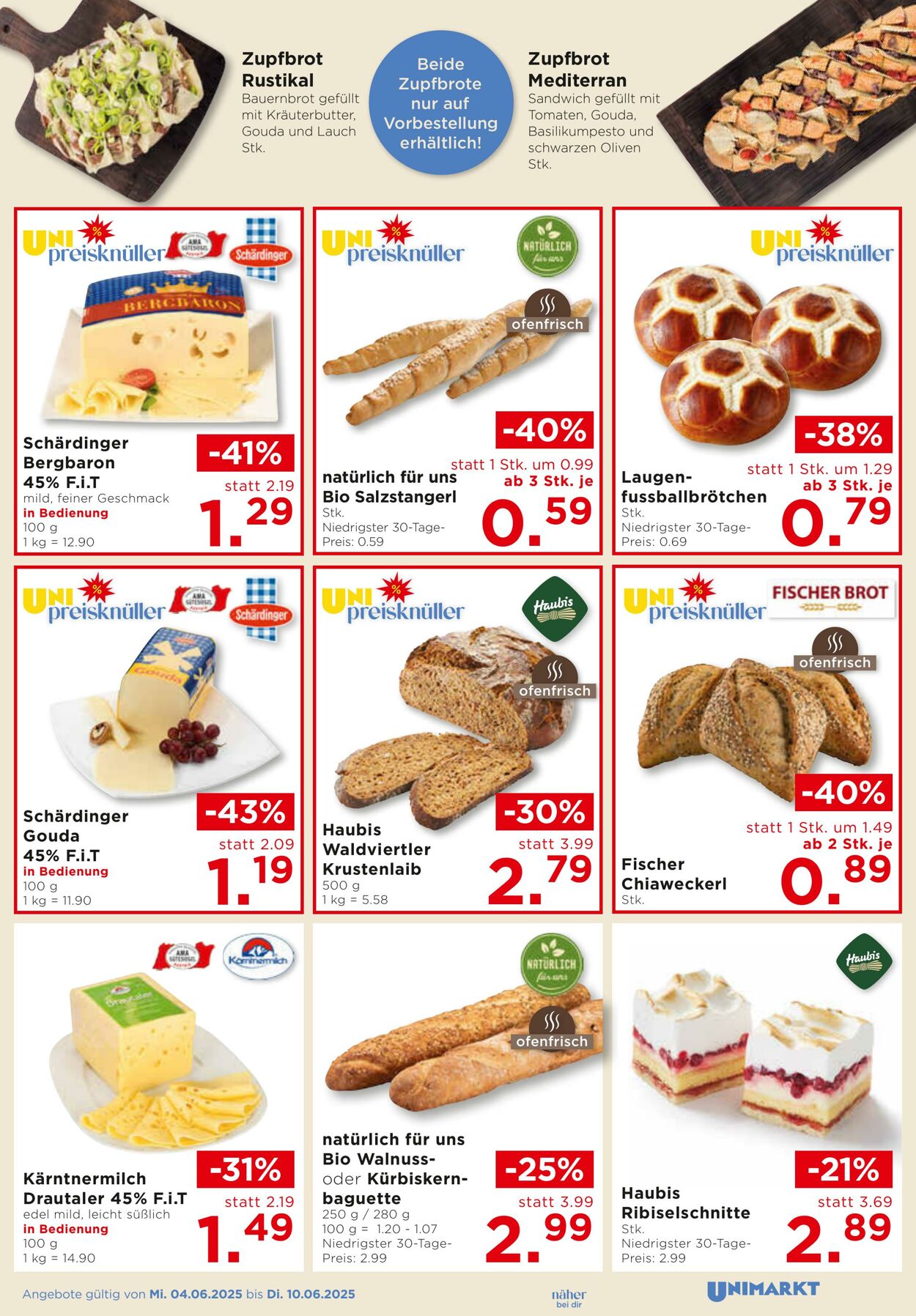 Prospekt Unimarkt 04.06.2025 - 10.06.2025