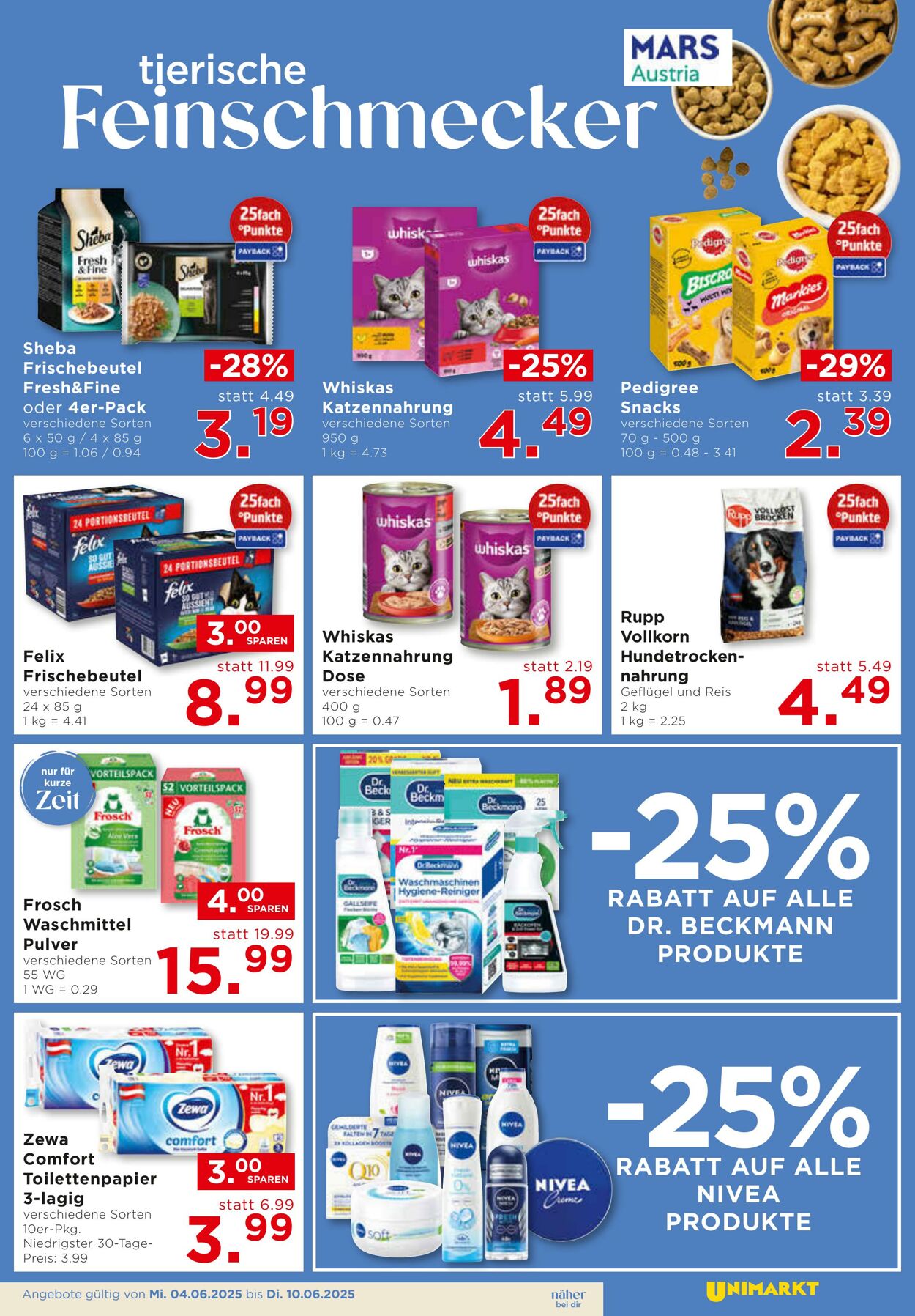 Prospekt Unimarkt 04.06.2025 - 10.06.2025