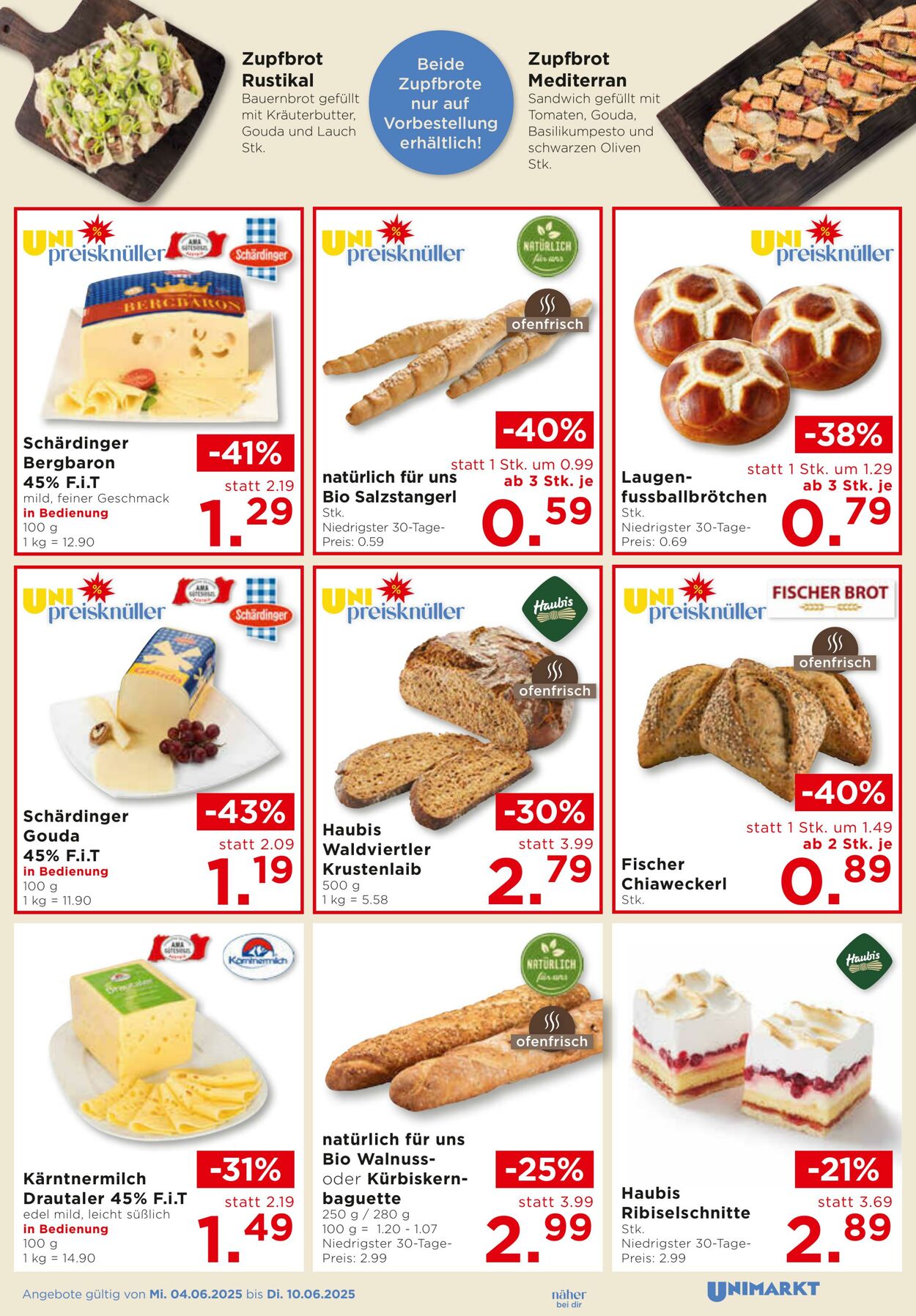 Prospekt Unimarkt 04.06.2025 - 10.06.2025