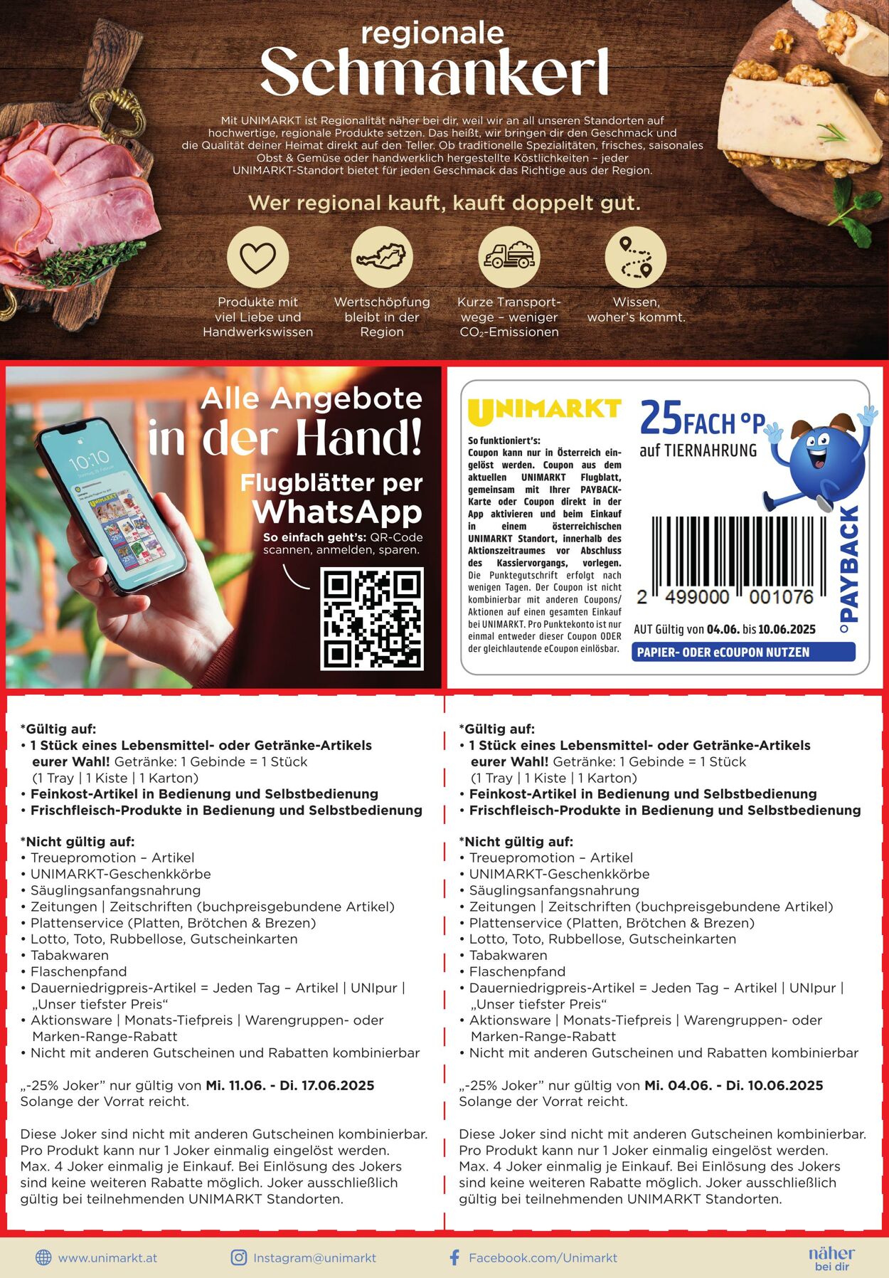 Prospekt Unimarkt 04.06.2025 - 17.06.2025