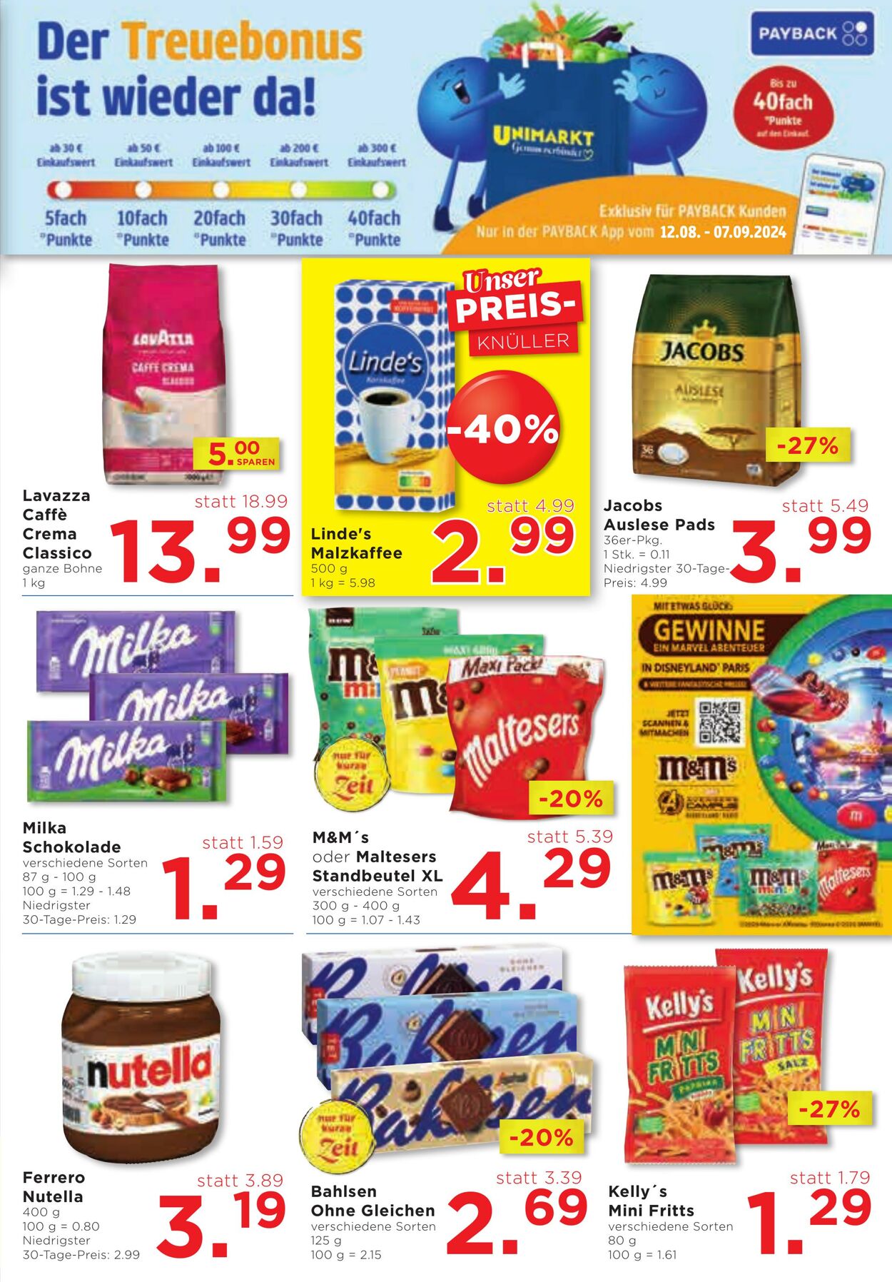 Prospekt Unimarkt 04.09.2024 - 10.09.2024