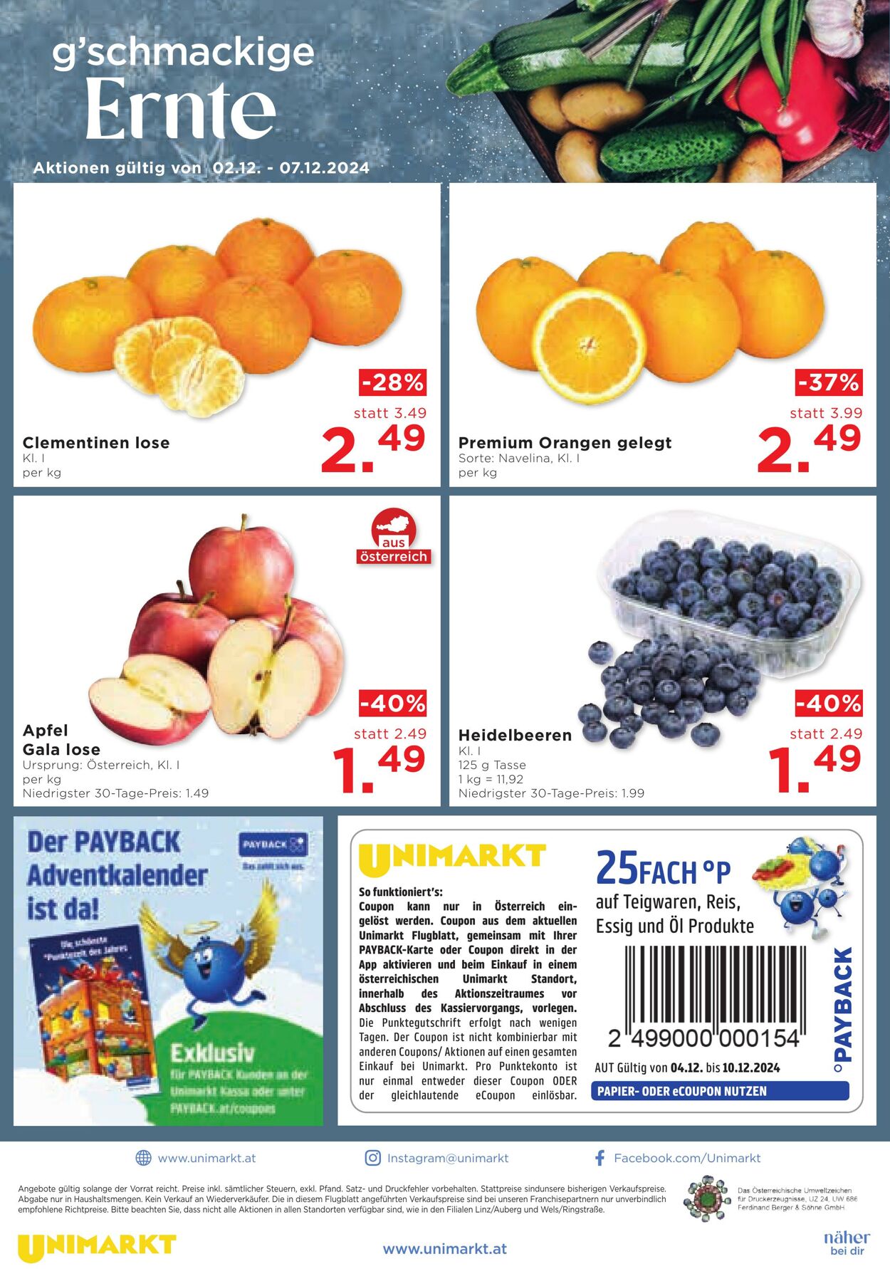 Prospekt Unimarkt 04.12.2024 - 10.12.2024