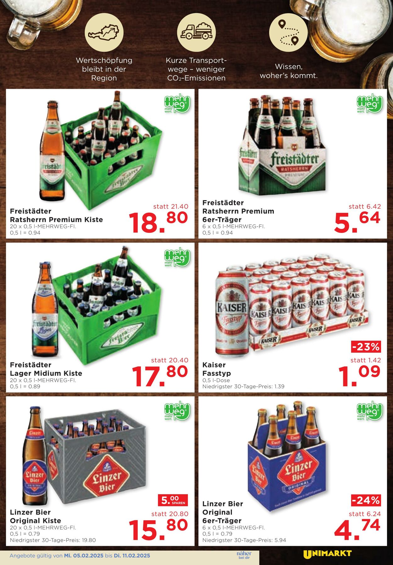 Prospekt Unimarkt 05.02.2025 - 11.02.2025