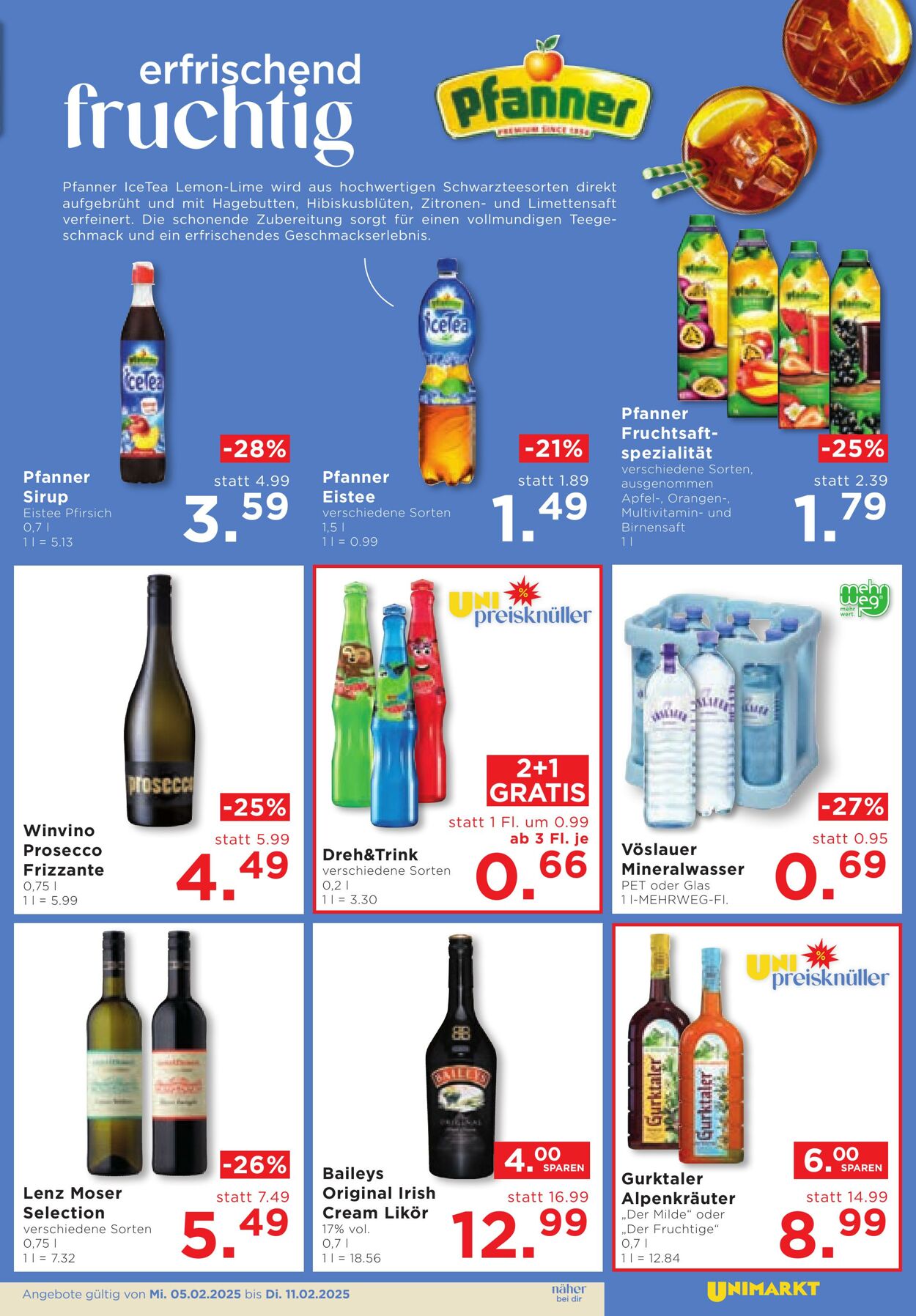 Prospekt Unimarkt 05.02.2025 - 11.02.2025