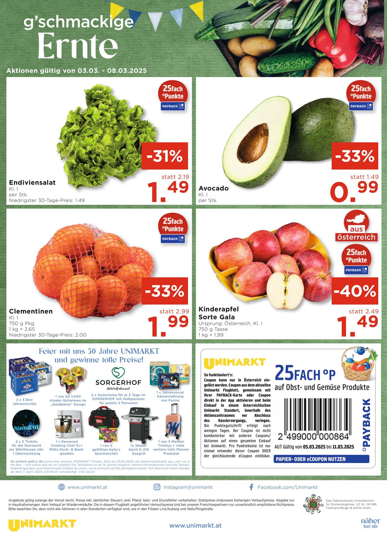 Prospekt Unimarkt 05.03.2025 - 11.03.2025