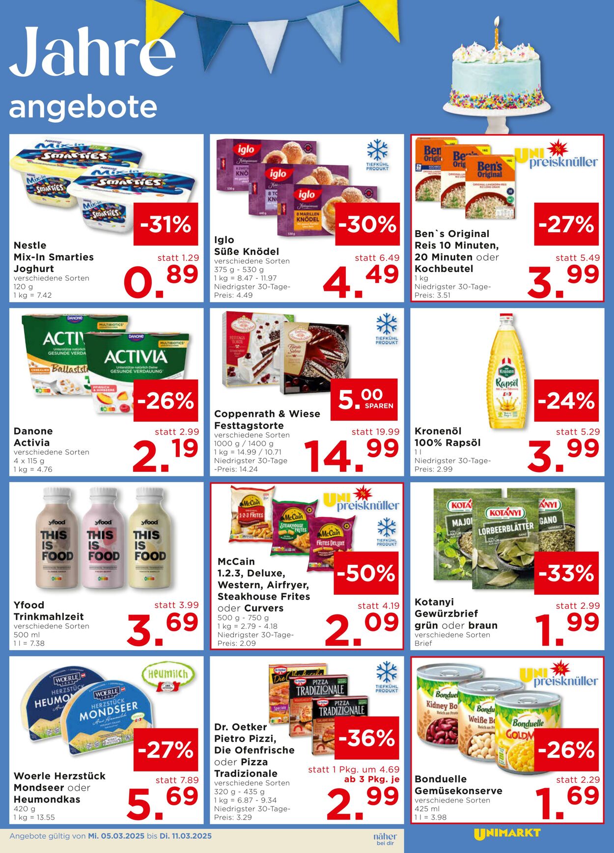 Prospekt Unimarkt 05.03.2025 - 11.03.2025