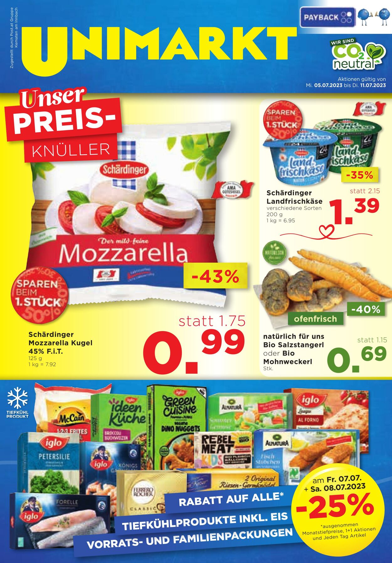 Prospekt Unimarkt 05.07.2023 - 11.07.2023