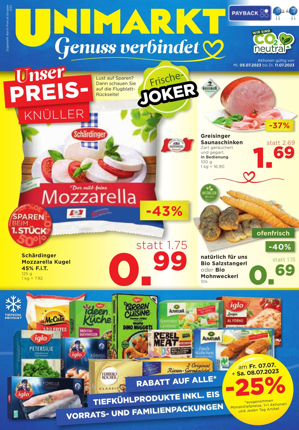 Prospekt Unimarkt 05.07.2023 - 11.07.2023