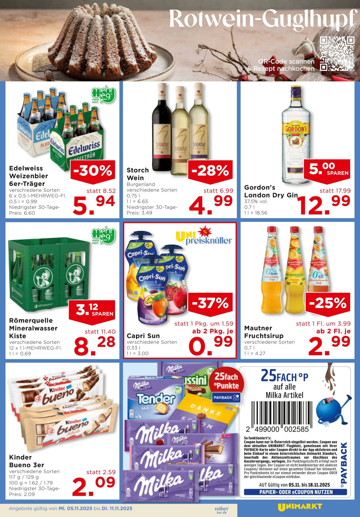 Prospekt Unimarkt 05.11.2025 - 11.11.2025