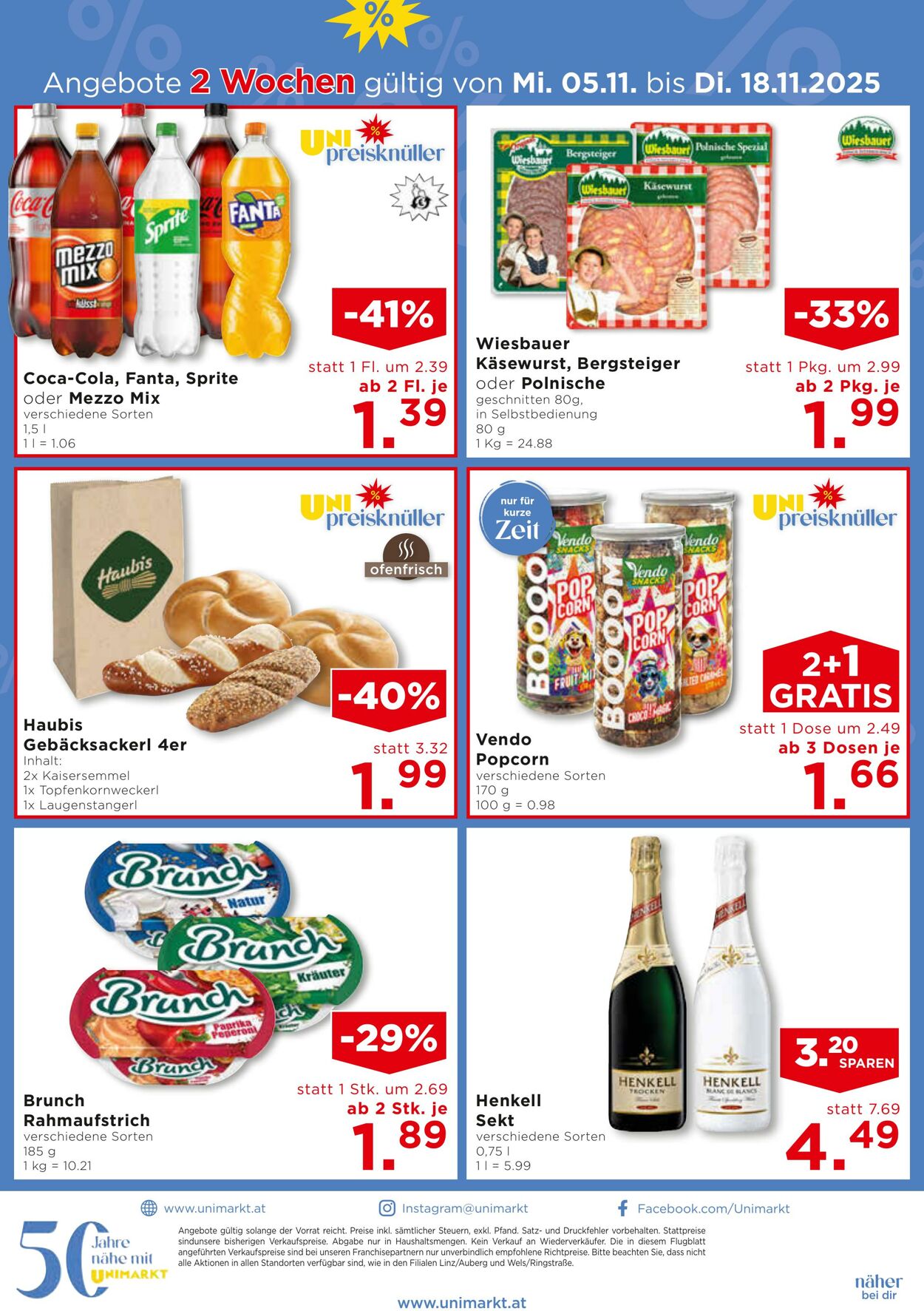 Prospekt Unimarkt 05.11.2025 - 11.11.2025