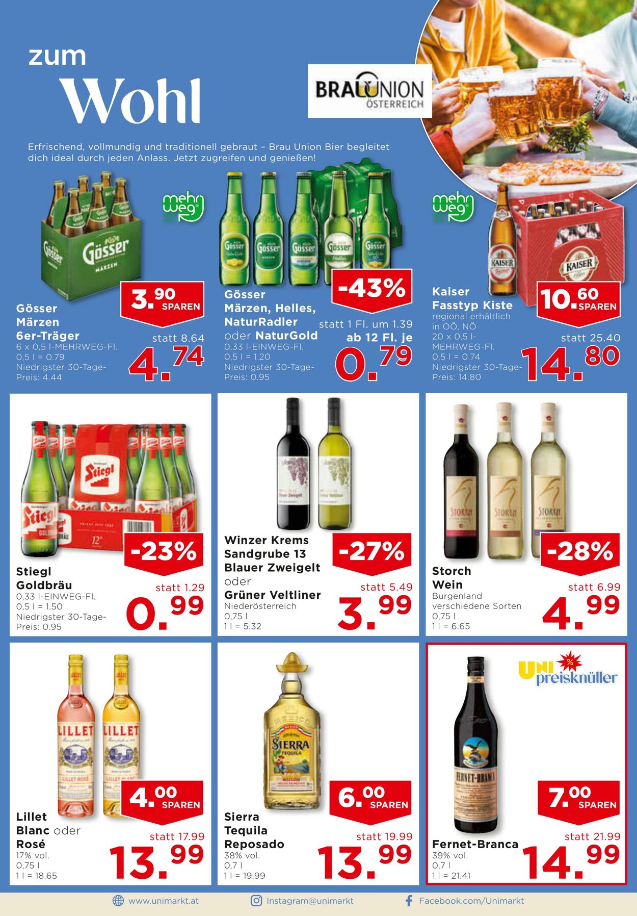 Prospekt Unimarkt 06.08.2025 - 12.08.2025