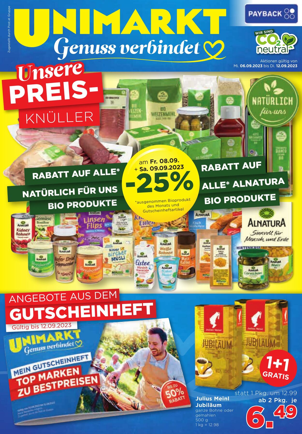 Prospekt Unimarkt 06.09.2023 - 12.09.2023