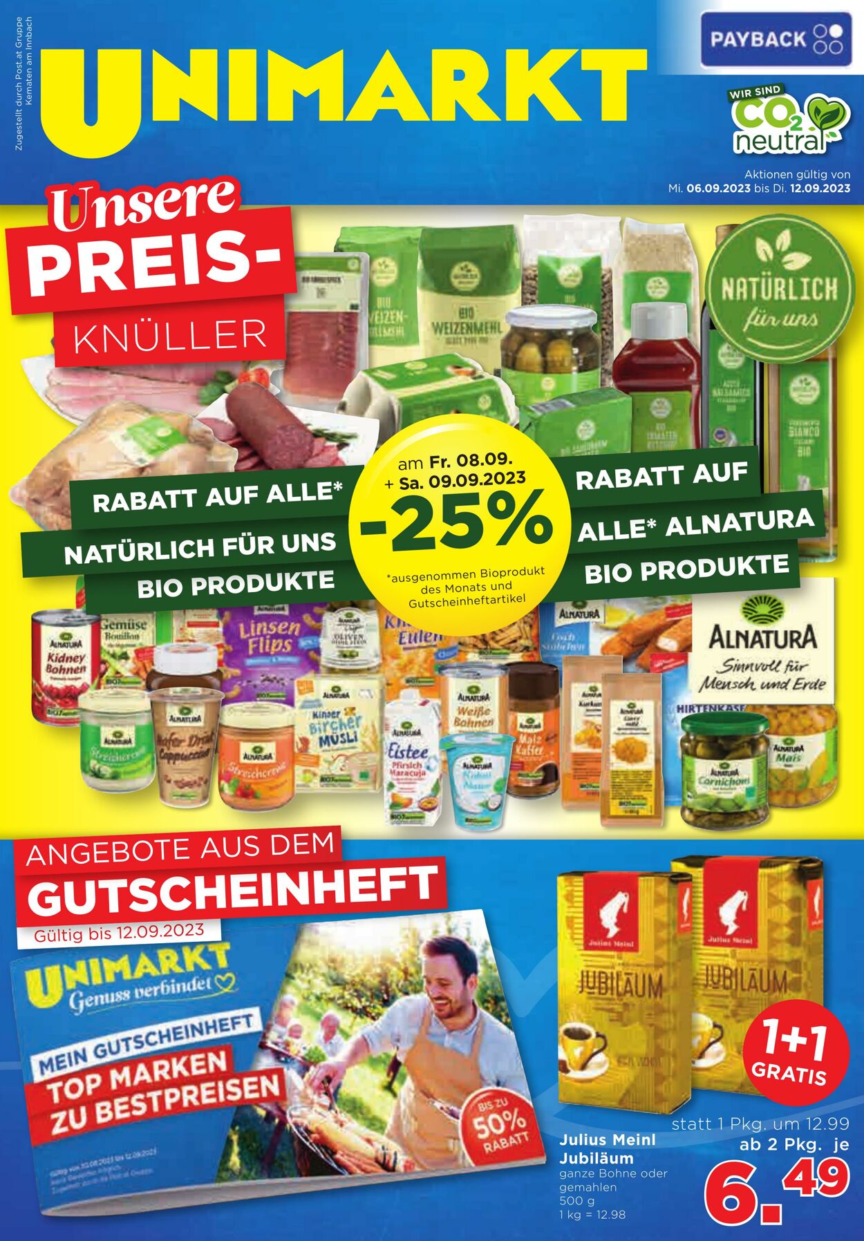 Prospekt Unimarkt 06.09.2023 - 12.09.2023