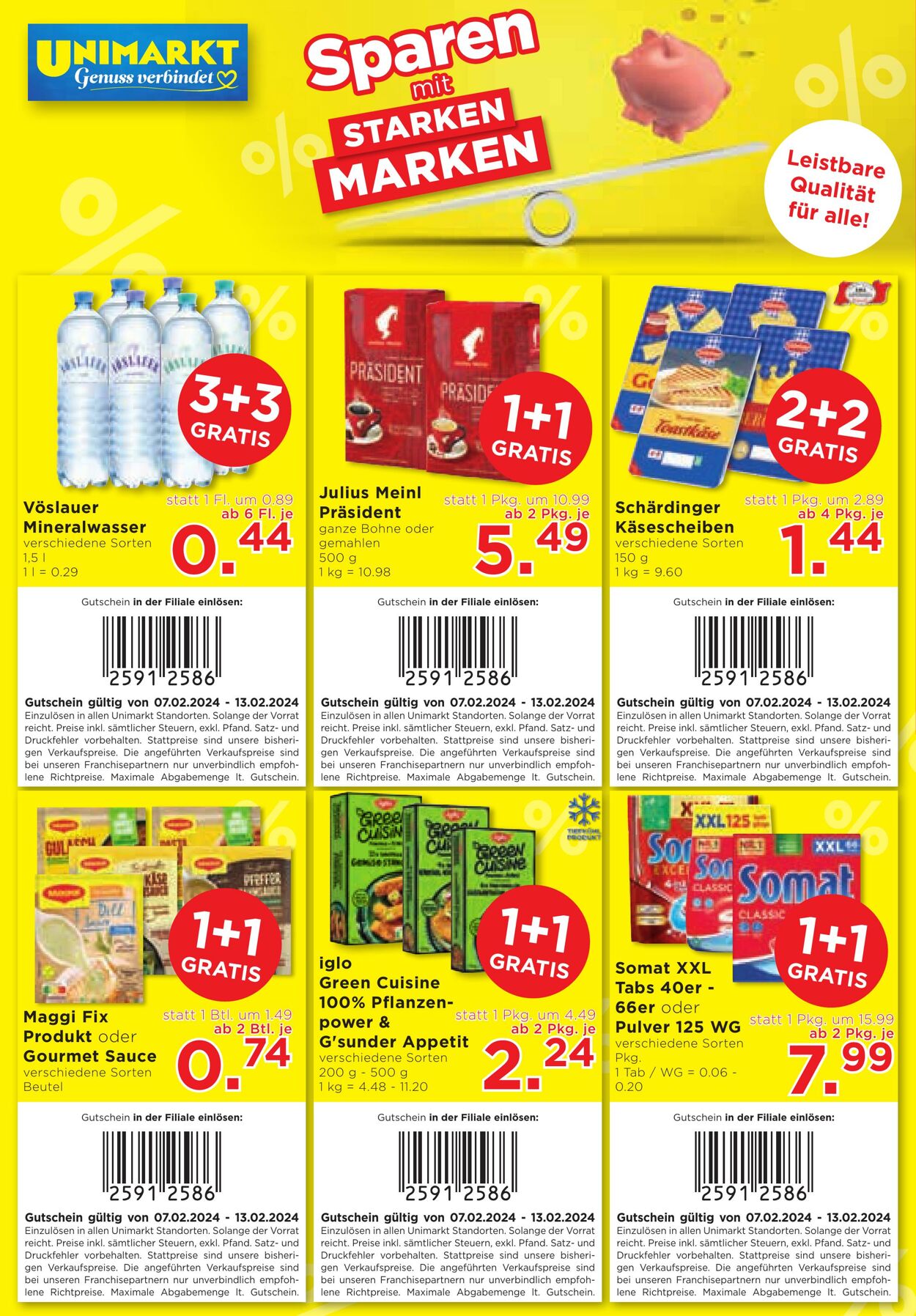 Prospekt Unimarkt 07.02.2024 - 13.02.2024