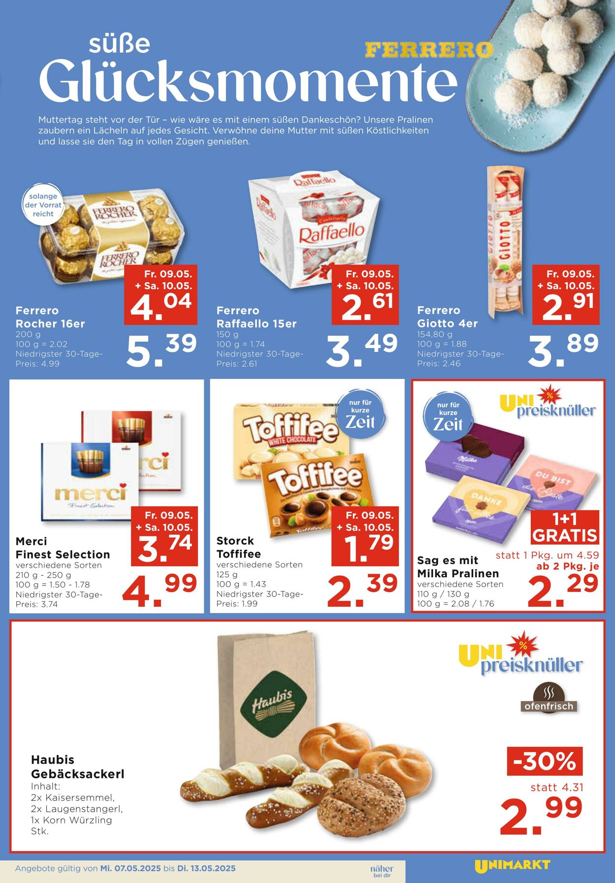 Prospekt Unimarkt 07.05.2025 - 13.05.2025