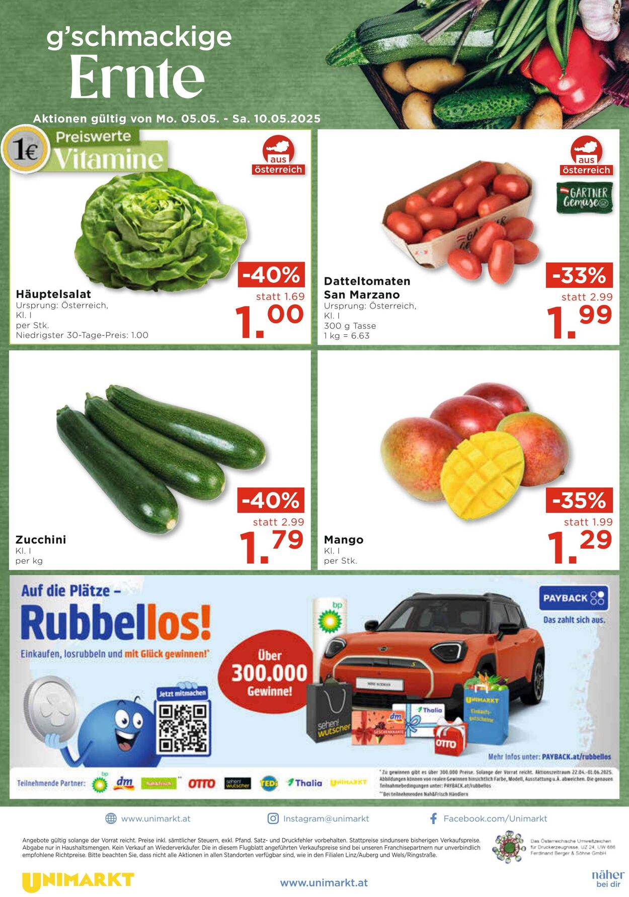 Prospekt Unimarkt 07.05.2025 - 13.05.2025