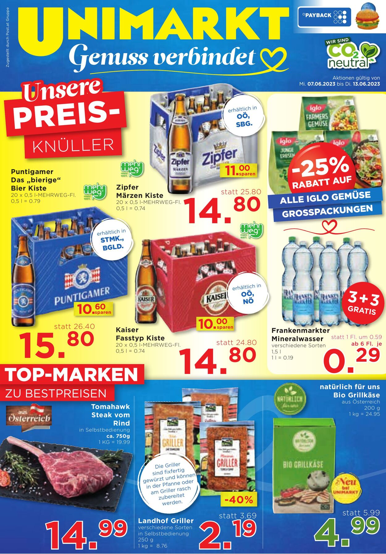 Prospekt Unimarkt 07.06.2023 - 13.06.2023