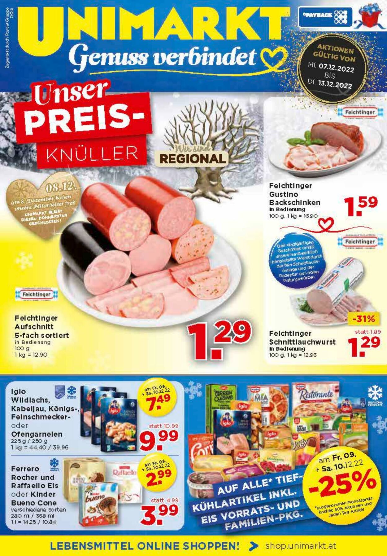 Prospekt Unimarkt 07.12.2022 - 13.12.2022