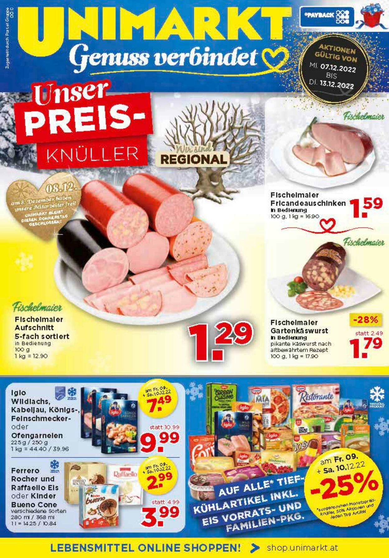 Prospekt Unimarkt 07.12.2022 - 13.12.2022