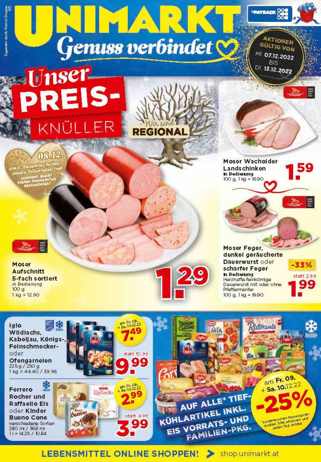 Prospekt Unimarkt 07.12.2022 - 13.12.2022