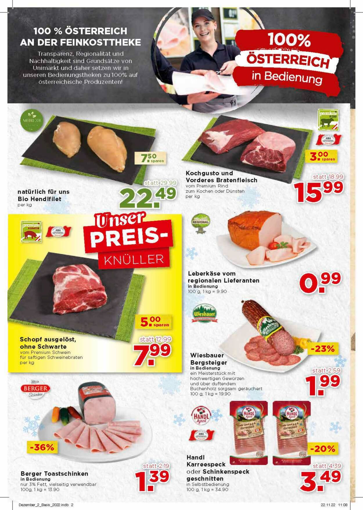 Prospekt Unimarkt 07.12.2022 - 13.12.2022