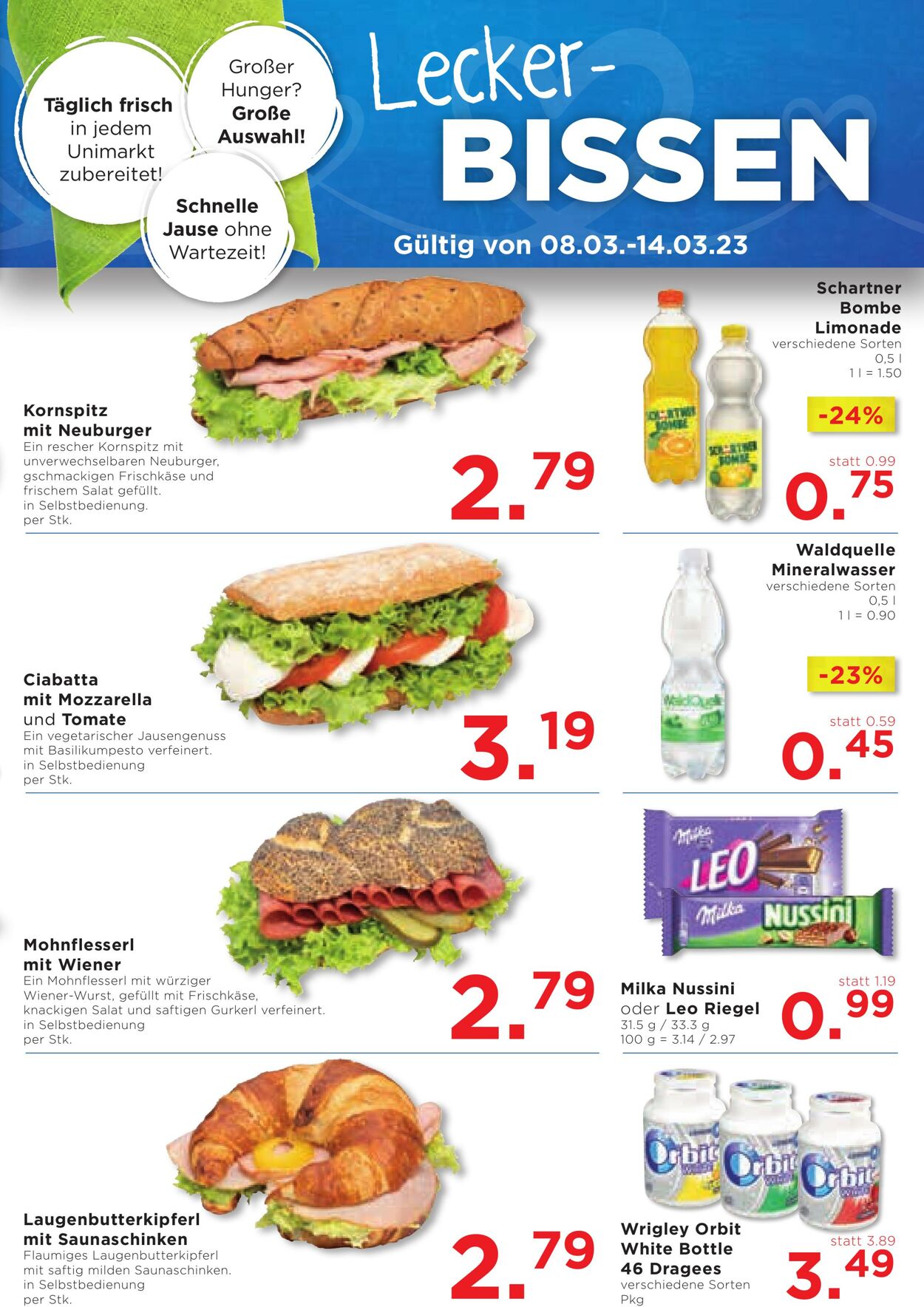 Prospekt Unimarkt 08.03.2023 - 14.03.2023