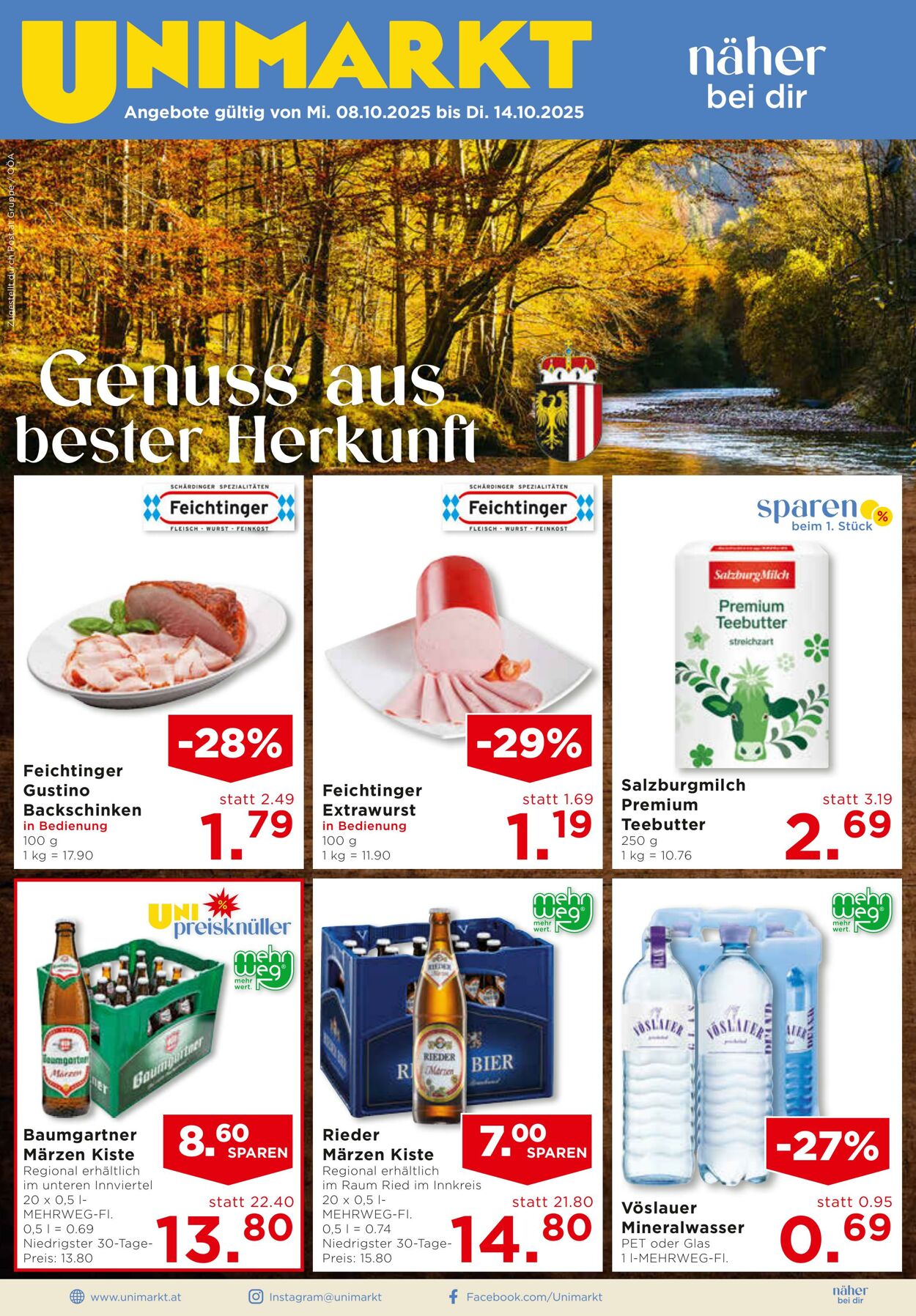 Prospekt Unimarkt 08.10.2025 - 14.10.2025