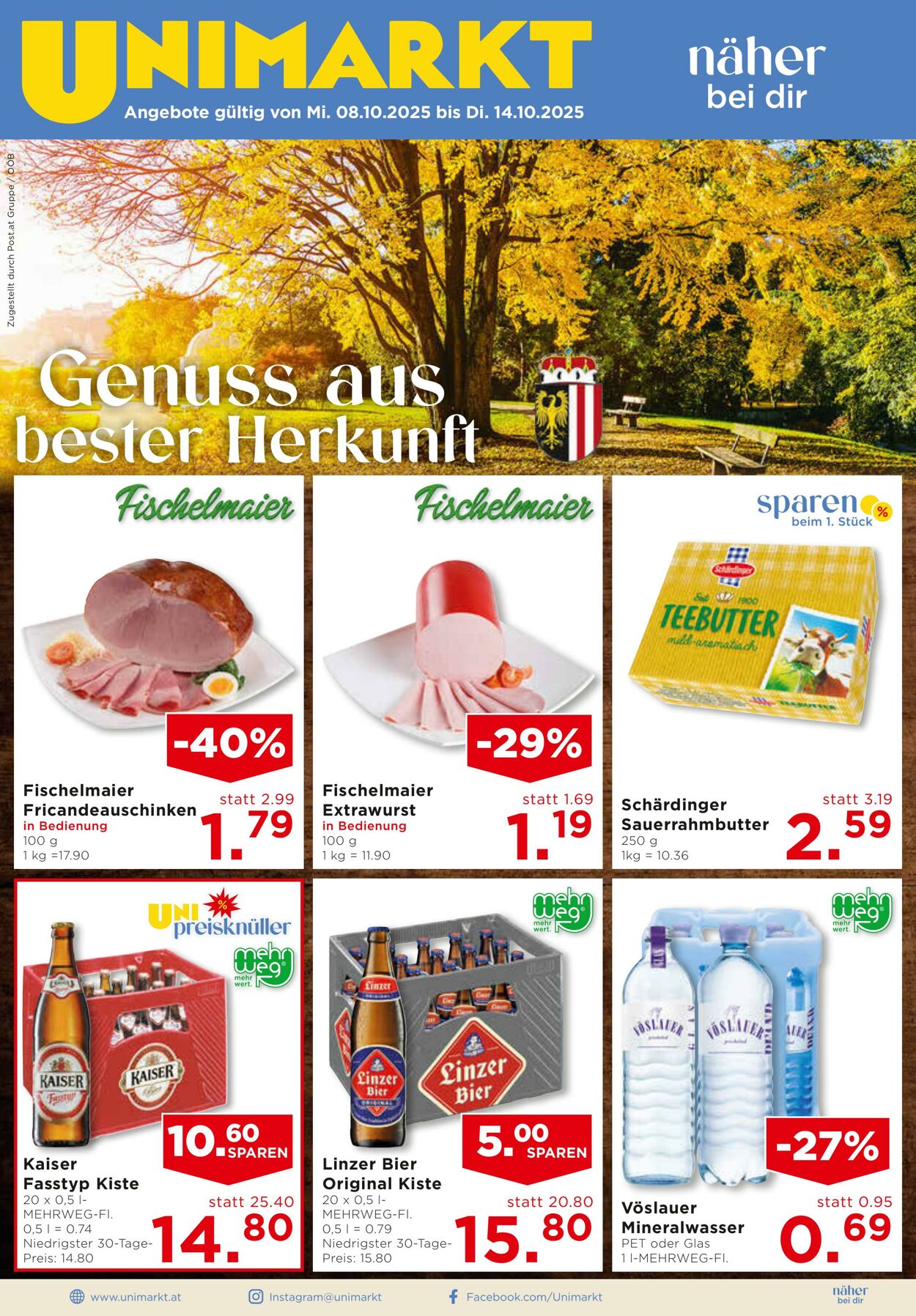 Prospekt Unimarkt 08.10.2025 - 14.10.2025
