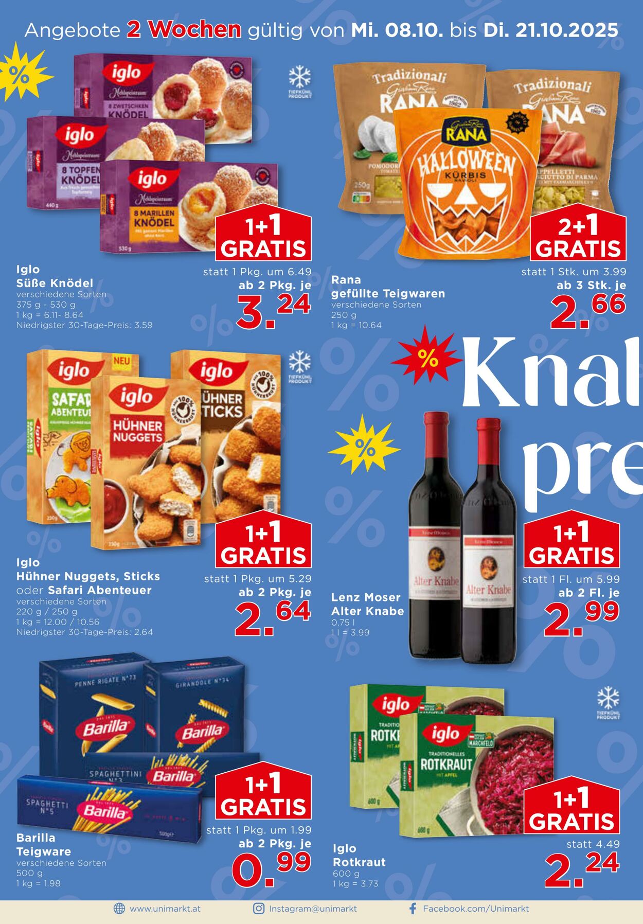 Prospekt Unimarkt 08.10.2025 - 14.10.2025
