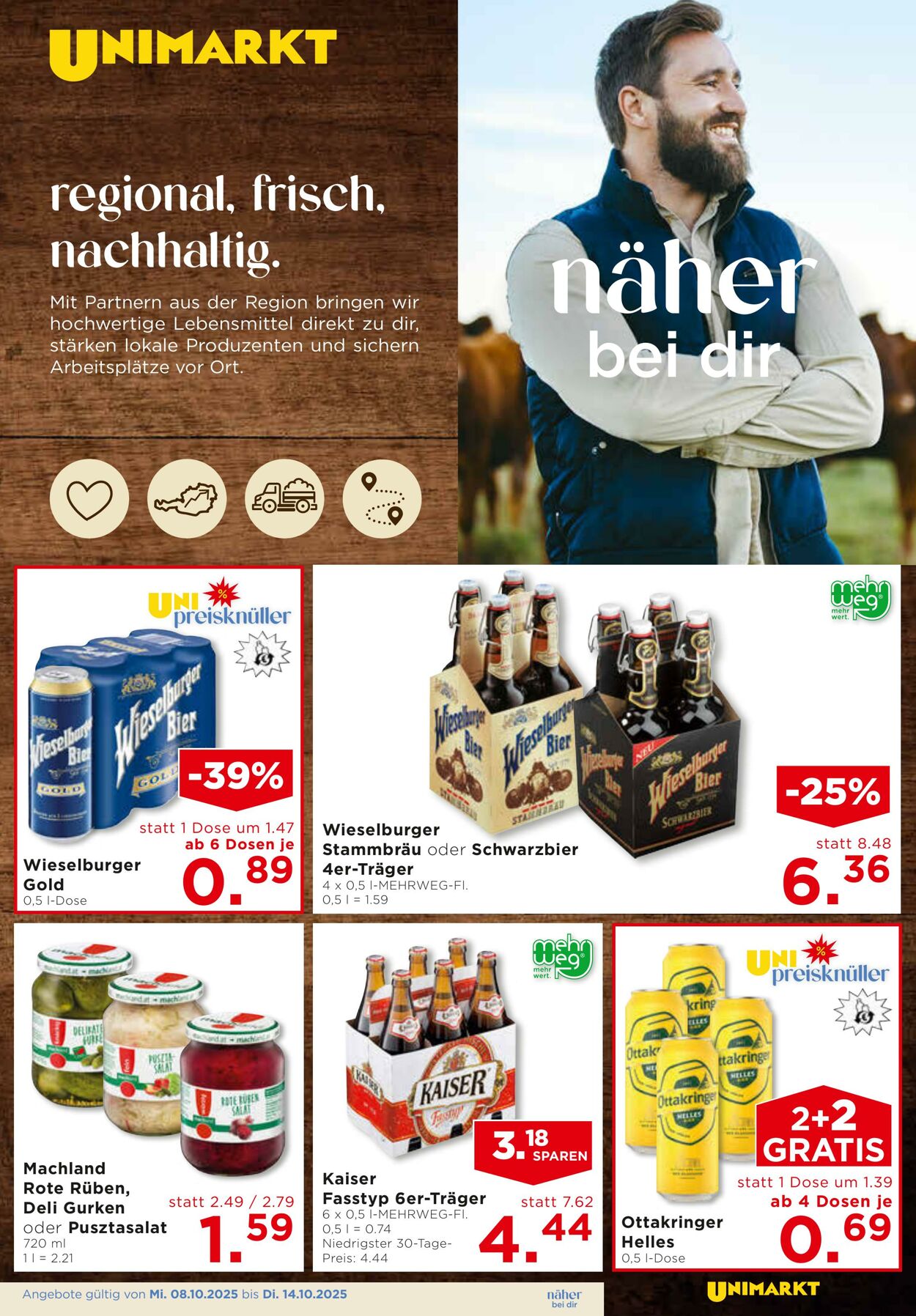 Prospekt Unimarkt 08.10.2025 - 14.10.2025