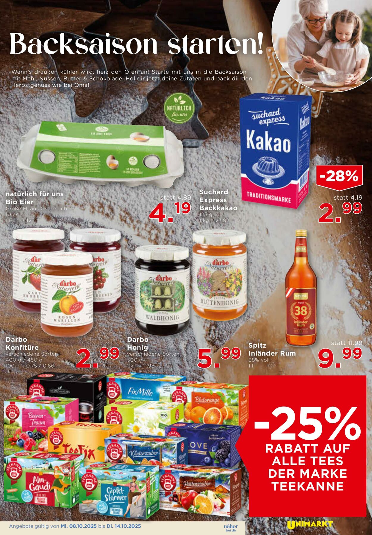 Prospekt Unimarkt 08.10.2025 - 14.10.2025