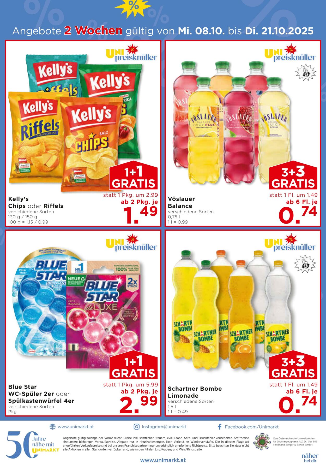 Prospekt Unimarkt 08.10.2025 - 14.10.2025