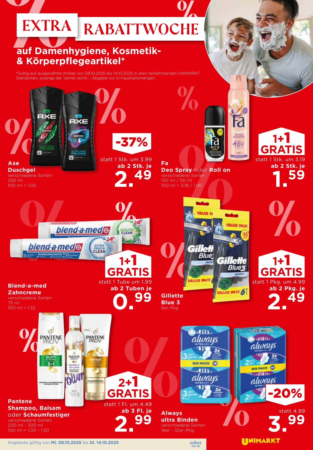 Prospekt Unimarkt 08.10.2025 - 14.10.2025