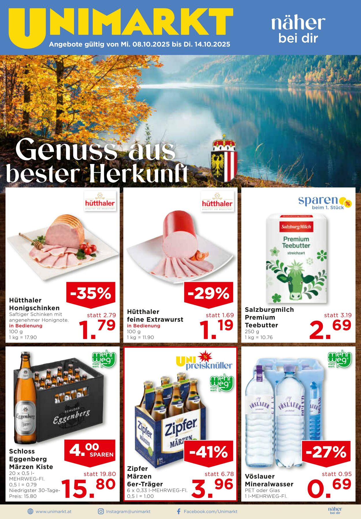 Prospekt Unimarkt 08.10.2025 - 14.10.2025